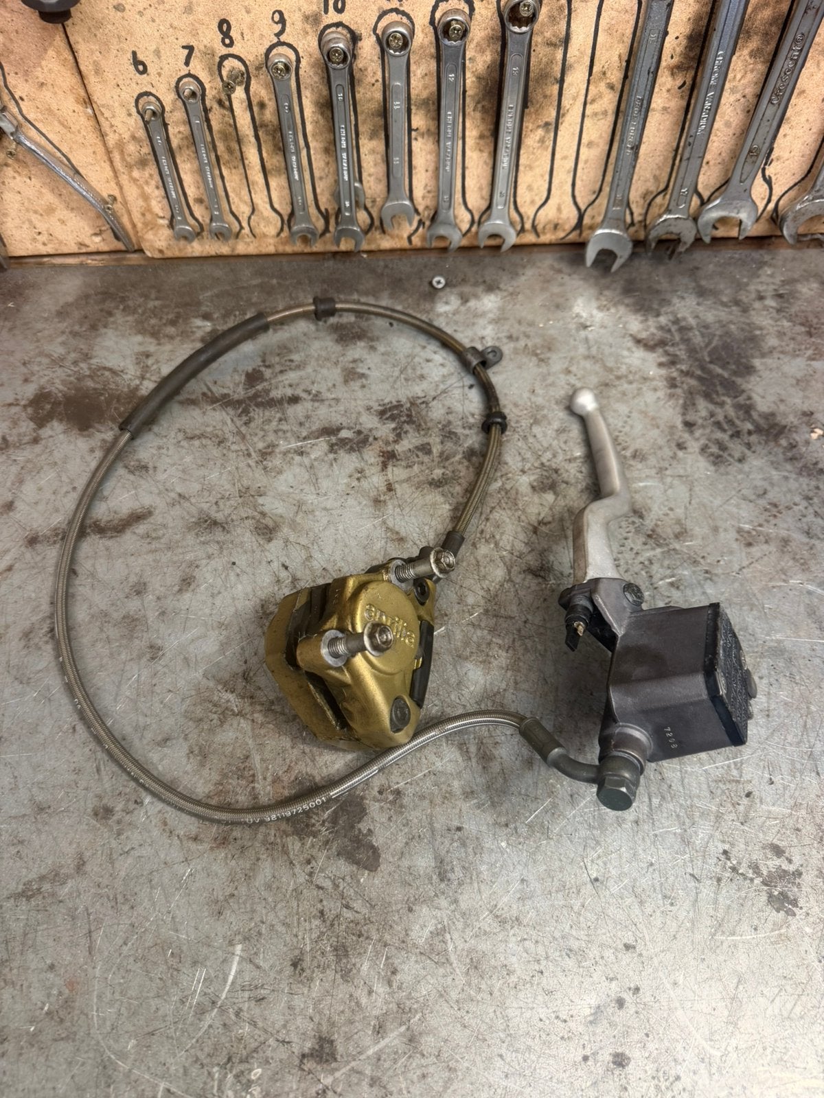 Aprillia sr50 voorrem klauw 50cc 70cc, Ophalen of Verzenden