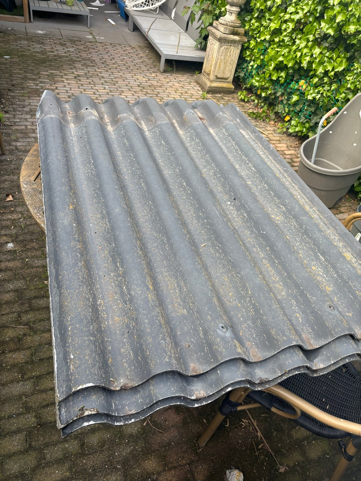 Asbestvrije Golfplaten 110,5 x 151,5 cm, Ophalen, Overige materialen, Gebruikt, 5 tot 10 m²