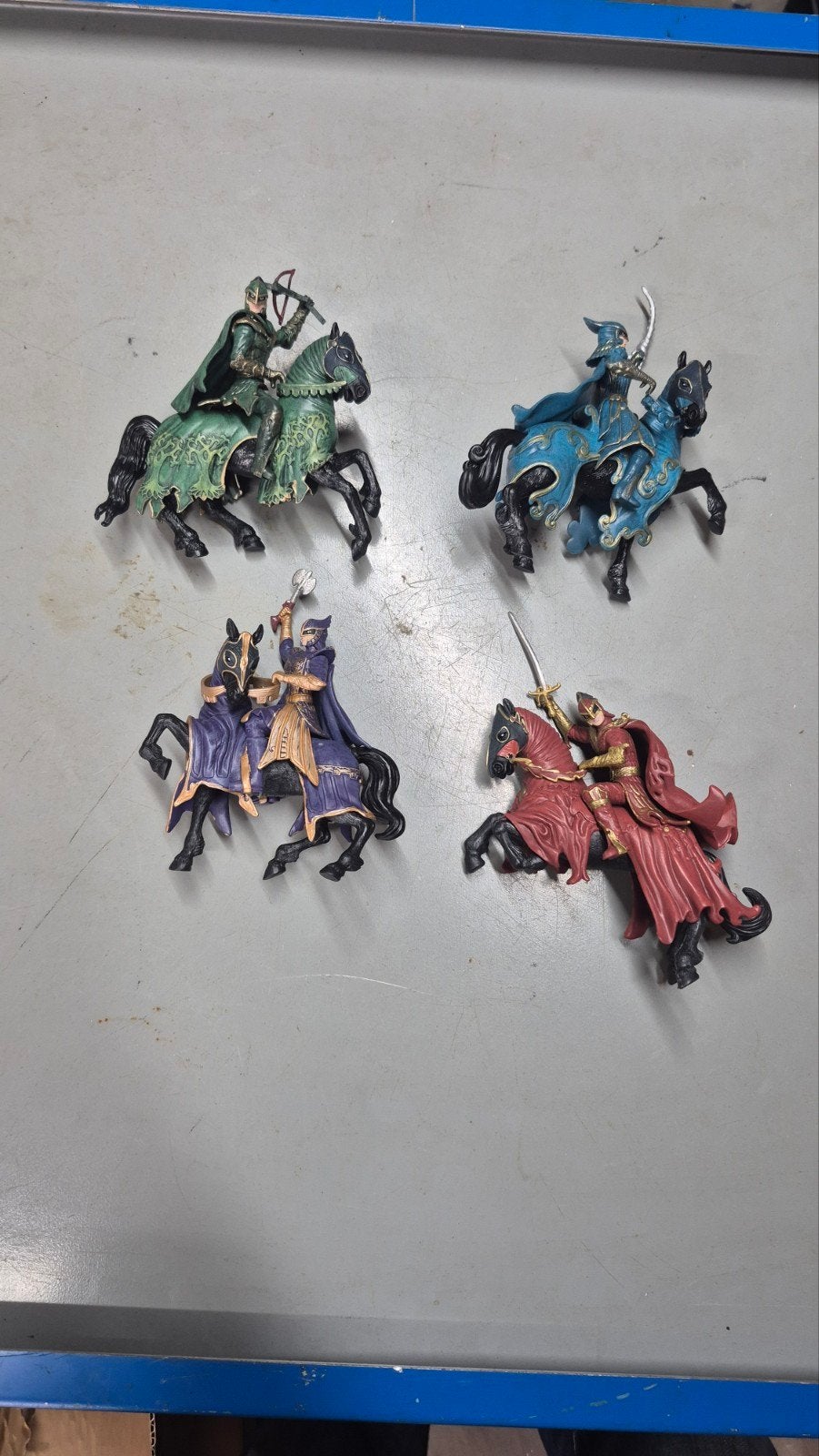 Efteling Ridders te Paard - Set van 4 Figuren, Verzamelen, Ophalen of Verzenden