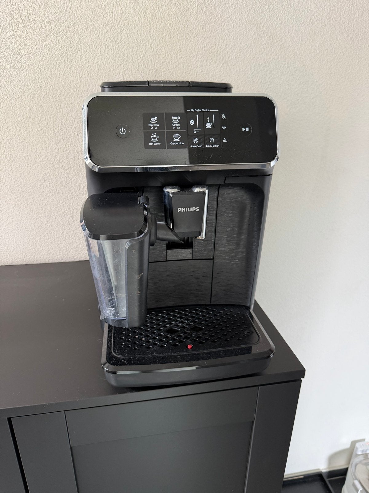Philips 2200 EP2231/40 LatteGo, Zo goed als Nieuw, Witgoed en Apparatuur, Ophalen, Afneembaar waterreservoir, Espresso apparaat