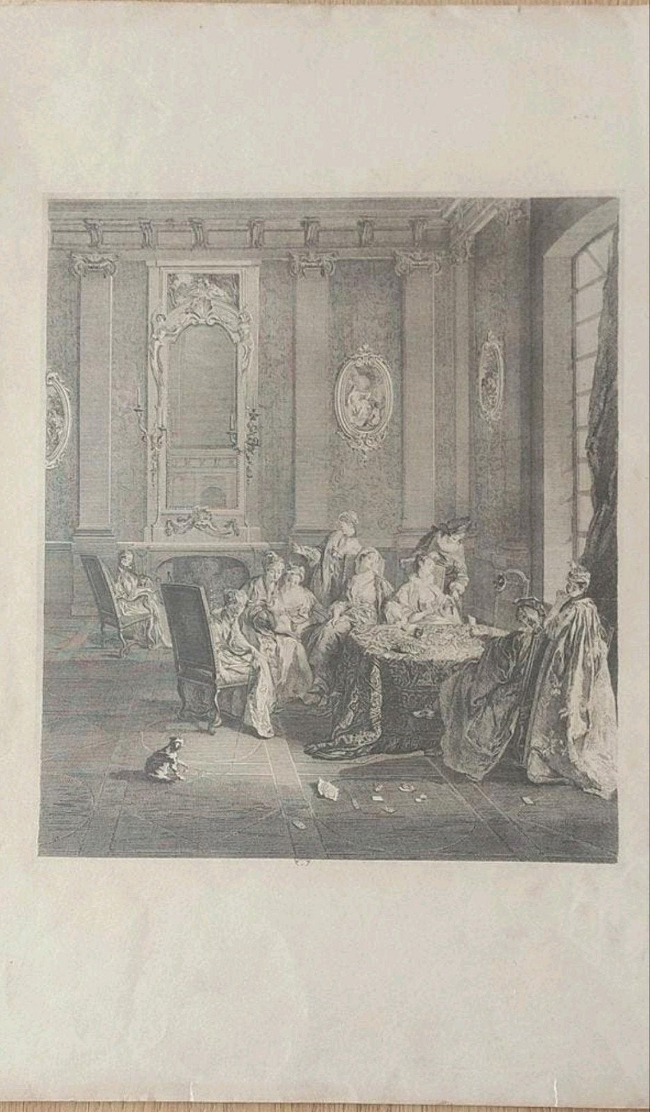 L'Hiver (De Winter) ... Nicolas Lancret ..., Ophalen of Verzenden