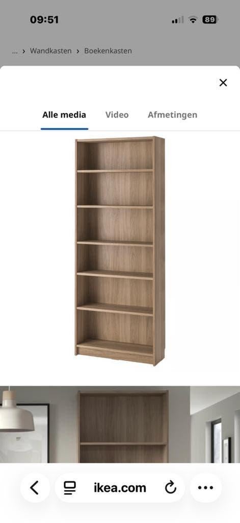 Billie kast ikea, Huis en Inrichting, Kasten | Boekenkasten, Ophalen, Gebruikt, 50 tot 100 cm, Minder dan 100 cm