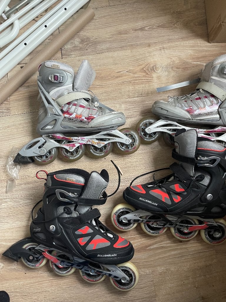 Skates rollerblade, Sport en Fitness, Skeelers, Gebruikt, Inline skates 4 wielen, Overige merken, Ophalen of Verzenden