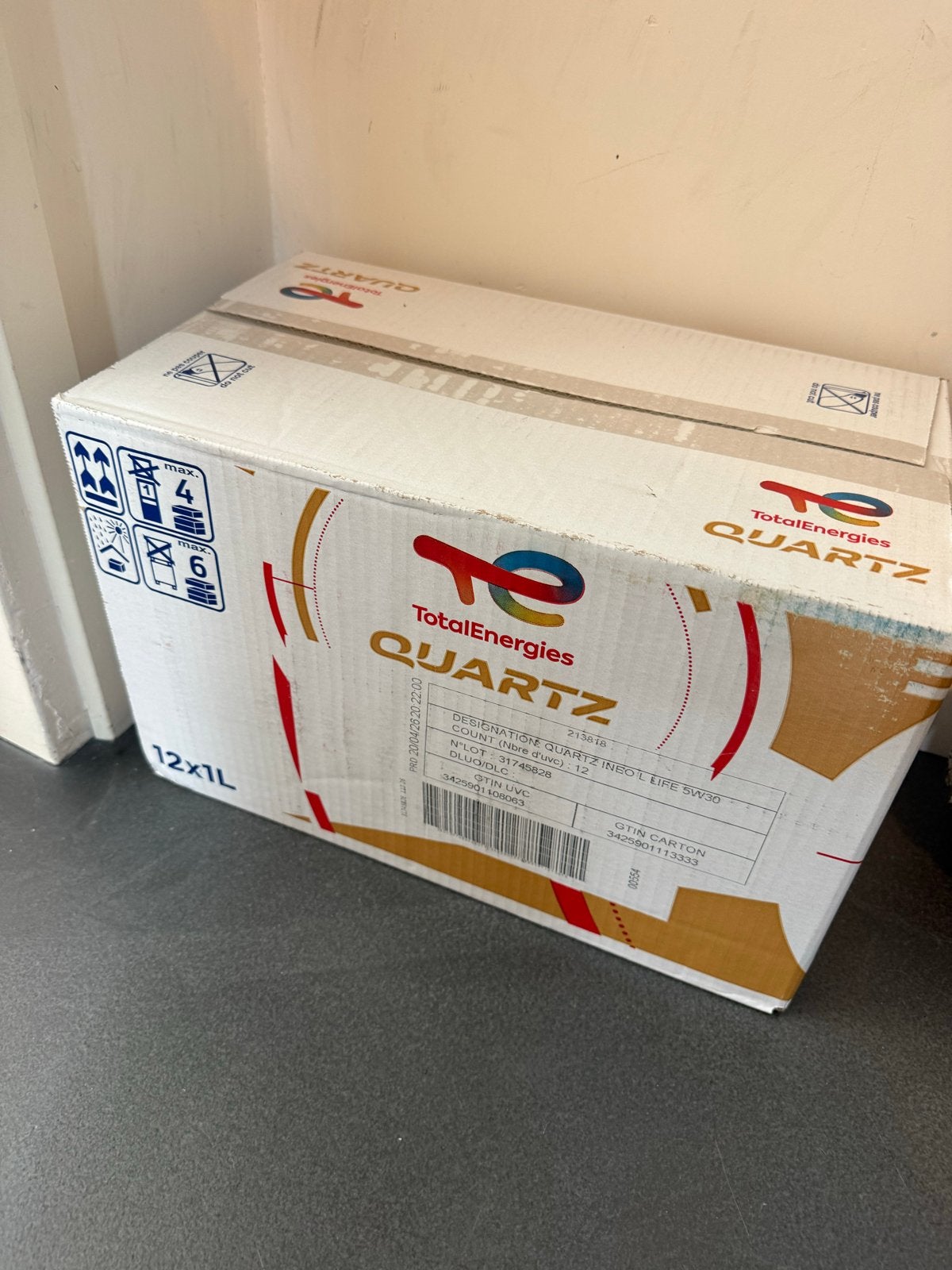 TotalEnergies Quartz Ineo Long Life 5W30 Motorolie (12x1L), Ophalen of Verzenden, Nieuw