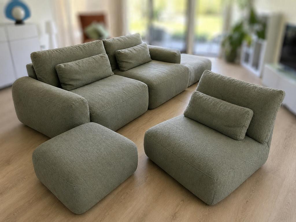 Santorini Loungebank Zitmaxx, Ophalen, Zo goed als nieuw, Rechthoekig, 125 cm of meer