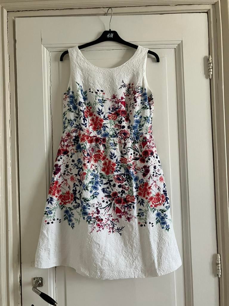 Fit & flare zomerjyrk net bloemen Yessica mt 38, Ophalen of Verzenden, Gedragen, Maat 38/40 (M), Knielengte