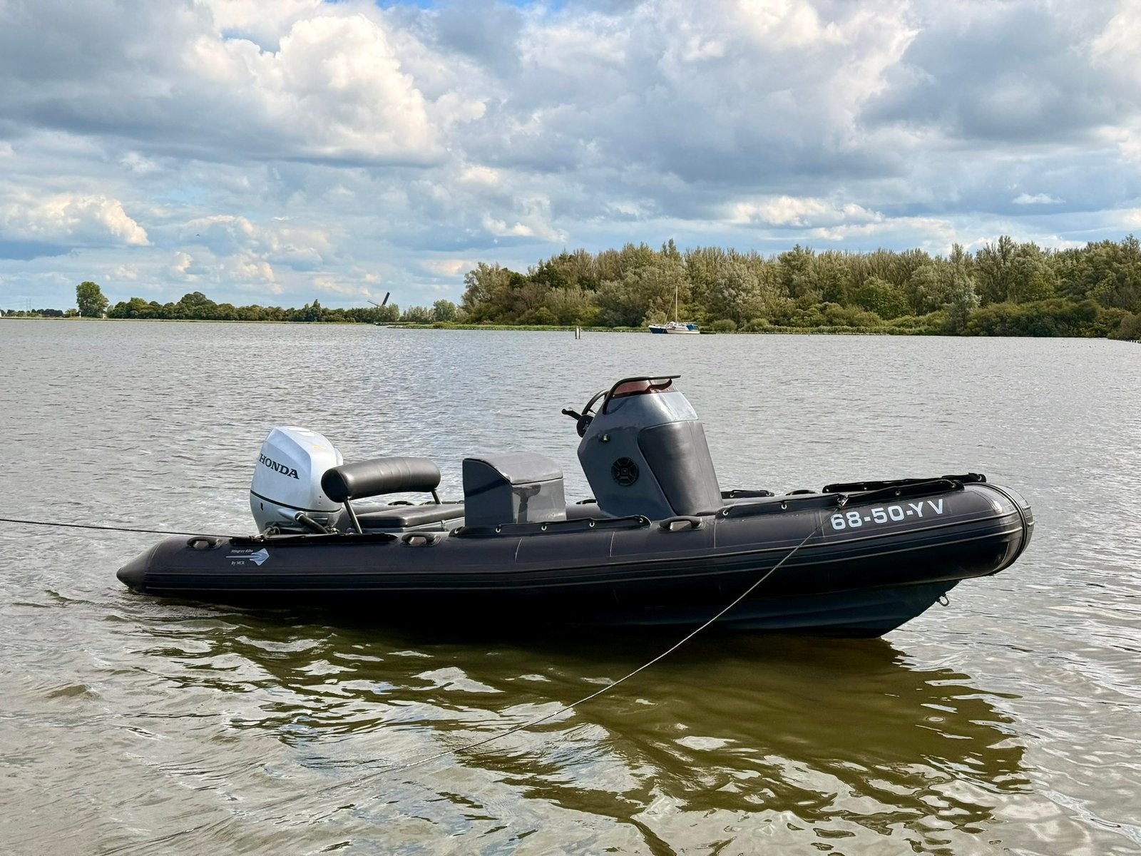 Stingray rib met 150pk Honda, Watersport en Boten, Rubberboten, 1 cm, Polyester/glasvezel, Overige merken, Ophalen