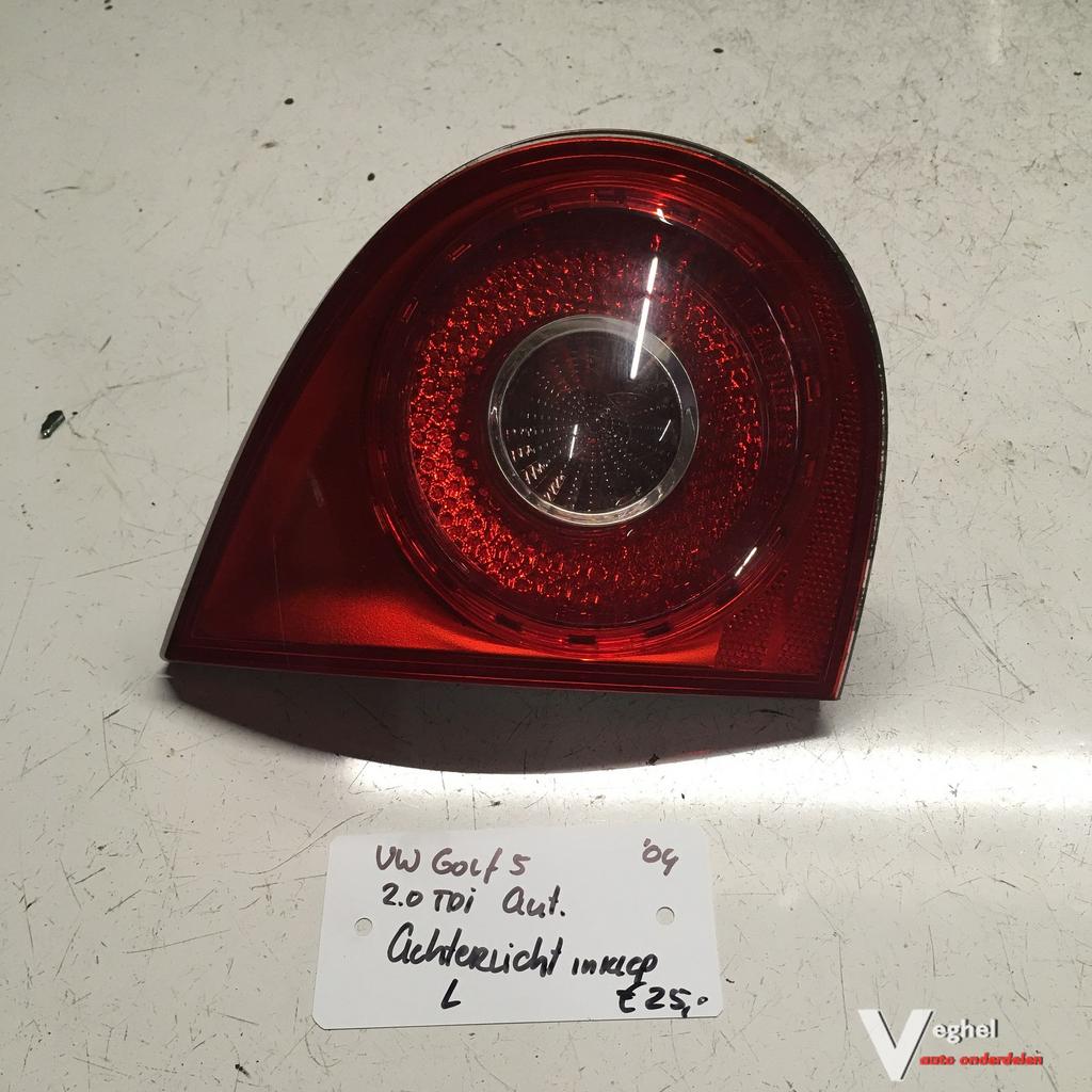 Vw Golf 5 2.0 TDI  Automaat 2004   Achterlicht in klep  Link, Gebruikt, -, -, Ophalen of Verzenden