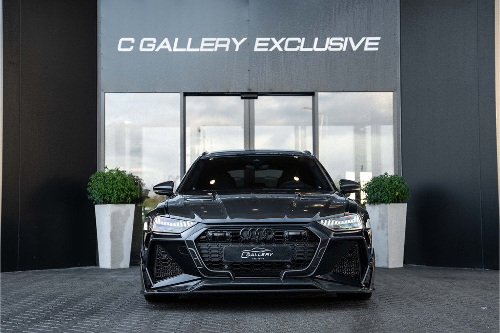 Audi RS6 Avant TFSI quattro - Mansory Pakket | Downpipe | St, Auto's, Audi, Automaat, Gebruikt, 600 pk, Leder