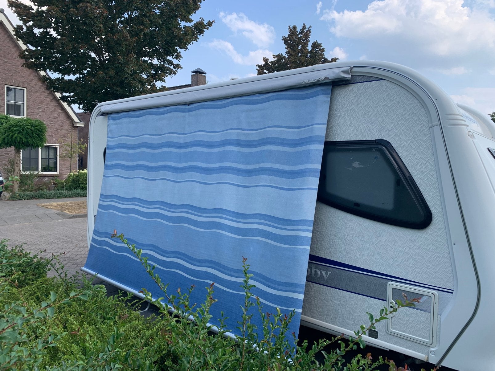 Fiamma zakluifel 360 ocean blue, Caravans en Kamperen, Ophalen, Gebruikt
