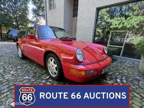 Porsche 911 Carrera 2 Targa | 1991 | Route 66 Auctions, Overige carrosserieën, Zwart, Bedrijf, Porsche