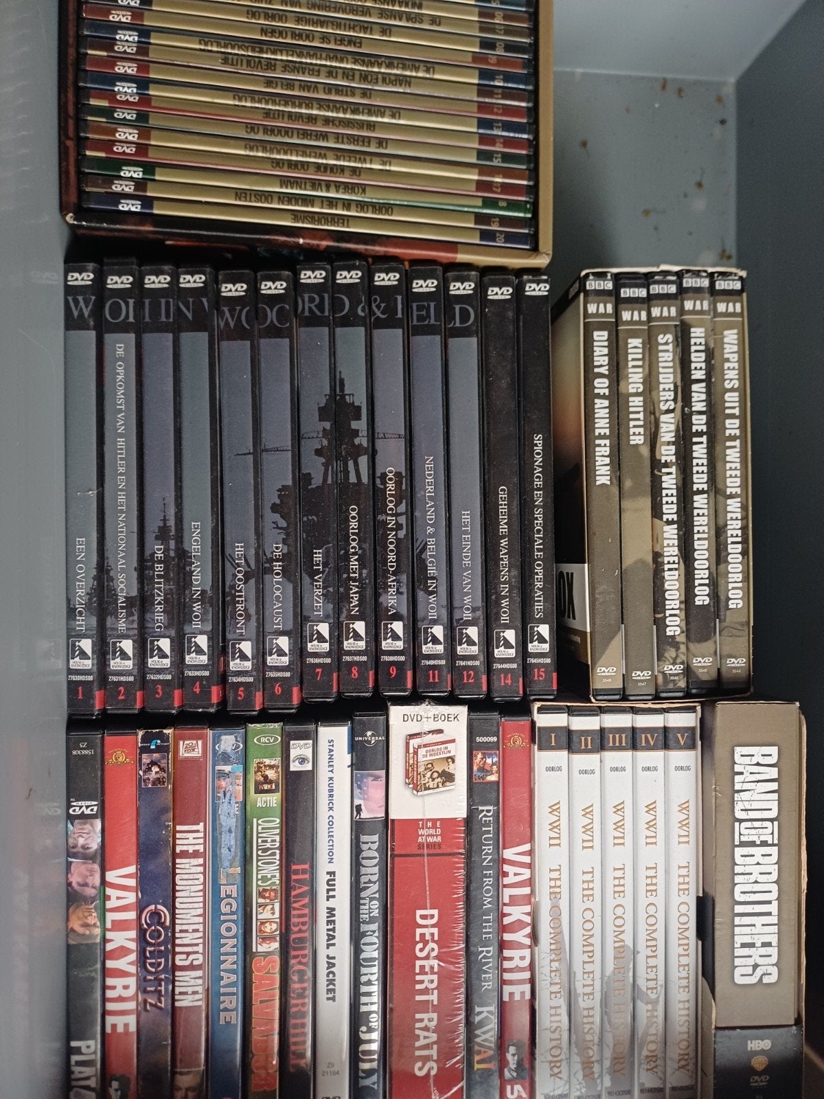 Oorlogs dvd verzameling, 60 st, Alle leeftijden, Ophalen of Verzenden, Zo goed als nieuw, Natuur