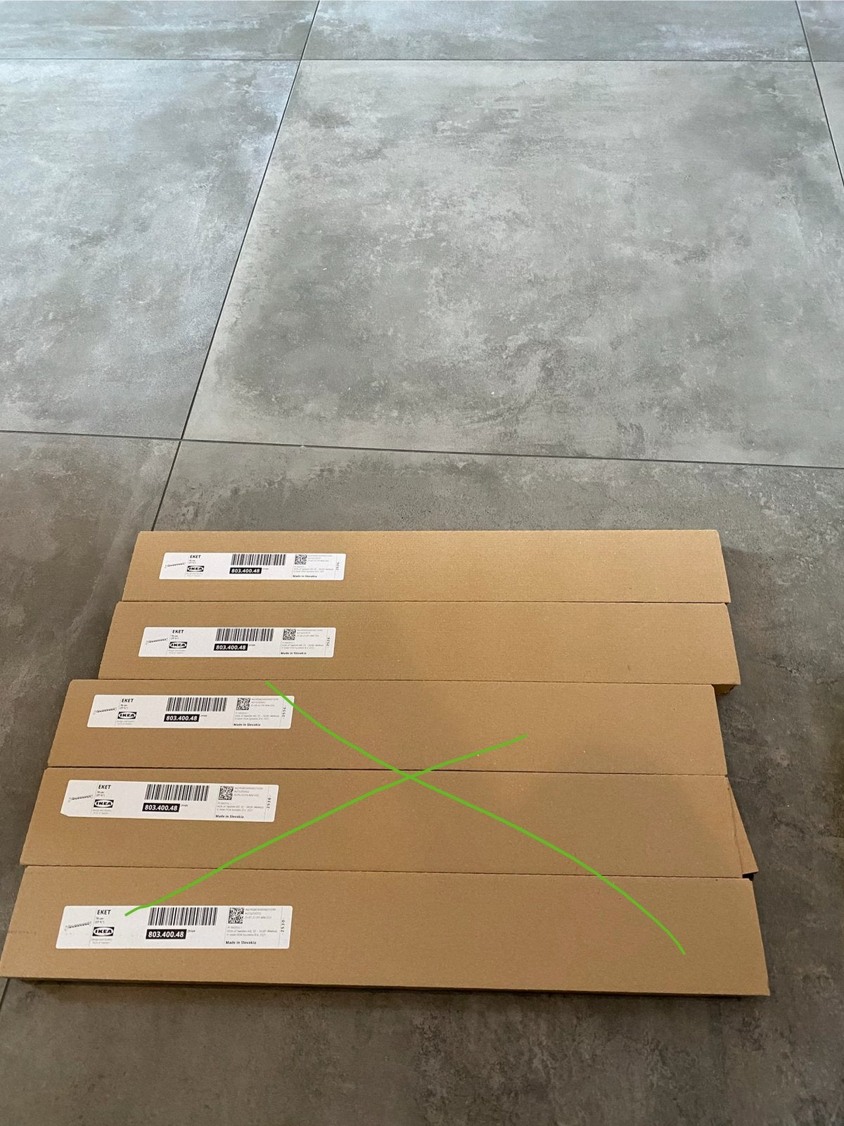 Ikea Eket rails 70 cm 2 stuks, Ophalen, Nieuw, 50 tot 100 cm, Minder dan 100 cm