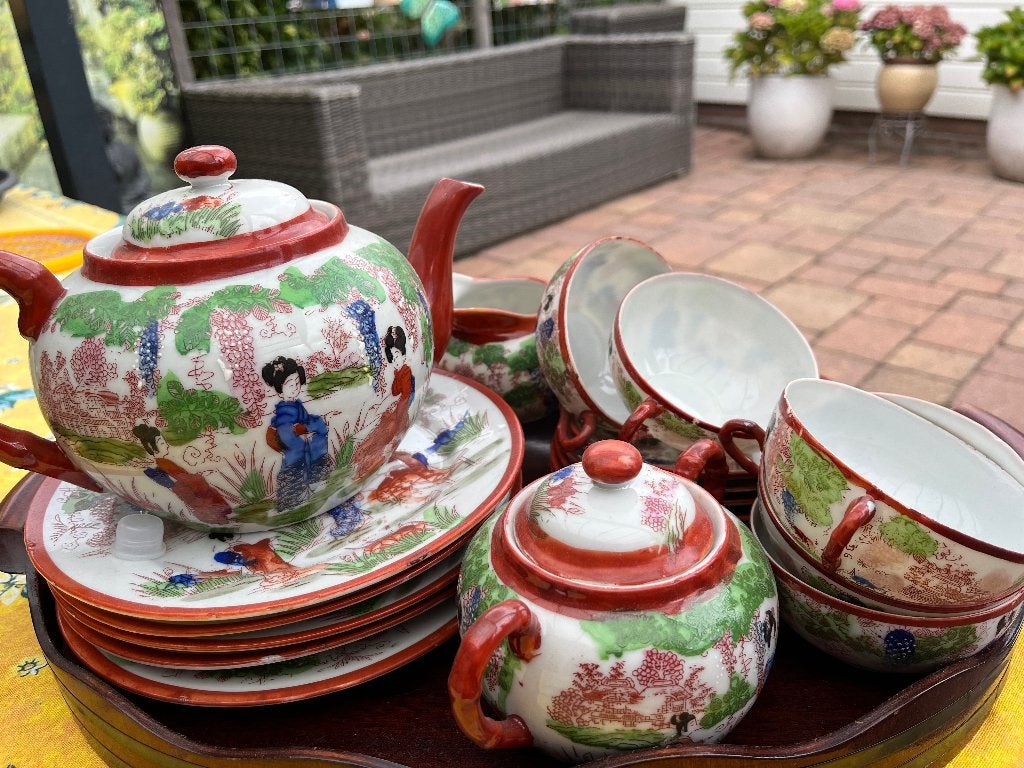 te koopChinees thee servies, Ophalen