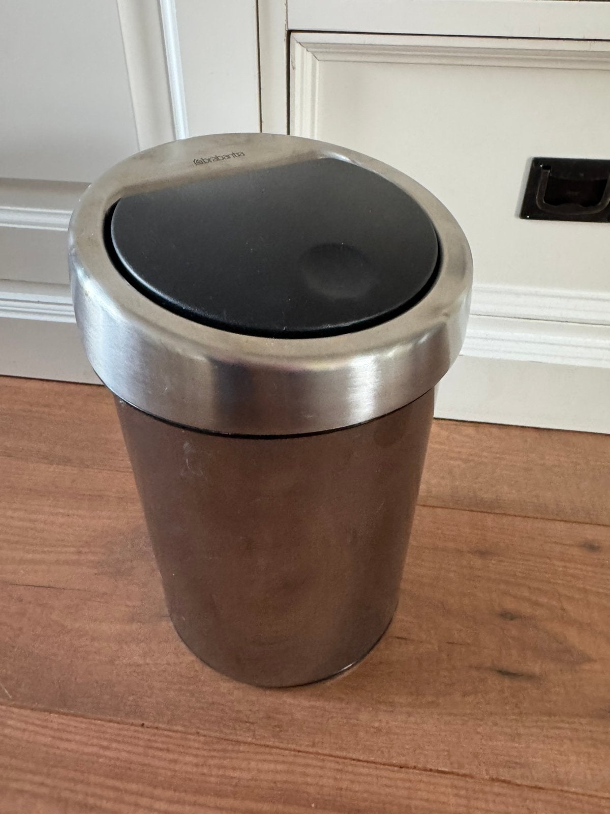 Brabantia prullenbak 3L prima staat!, Ophalen of Verzenden, Zo goed als nieuw, Minder dan 50 cm