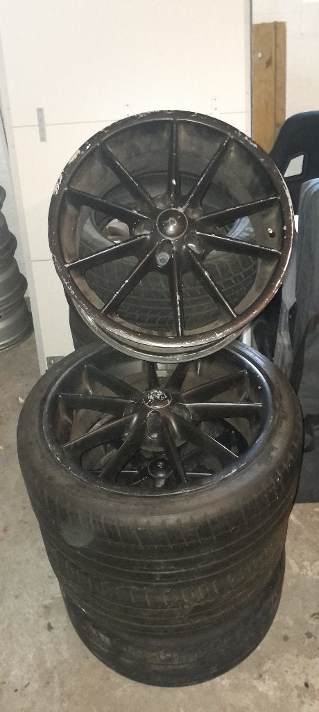 verschillende banden velgen 2-5X112-18 1-4X100-16 1-4X108-14, Ophalen, 18 inch, Gebruikt, Banden en Velgen