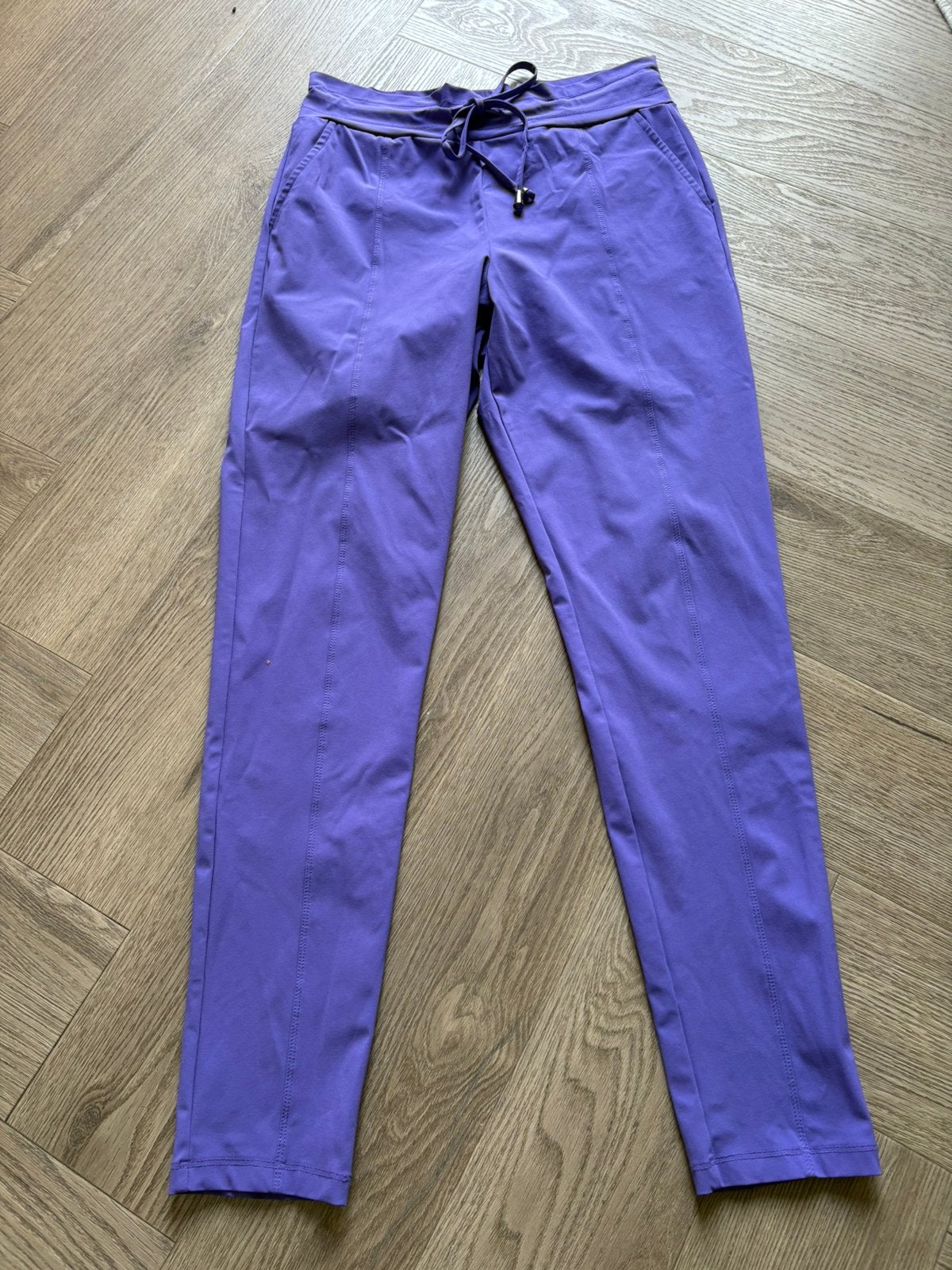 Mi Piace travelstof broek maat L paars, Paars, Maat 42/44 (L), Ophalen of Verzenden, Zo goed als nieuw