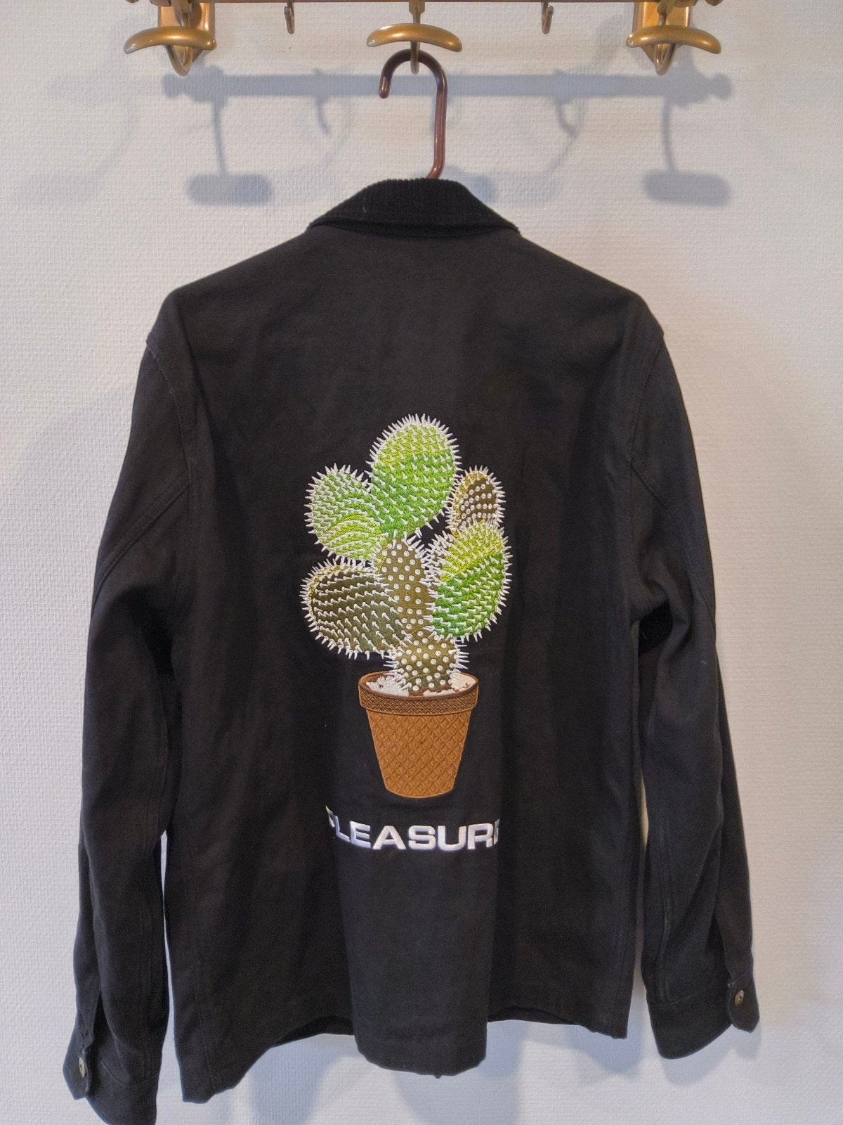 Pleasures Cactus Werkjas Zwart Maat M, Kleding | Heren, Ophalen of Verzenden, Zo goed als nieuw, Zwart
