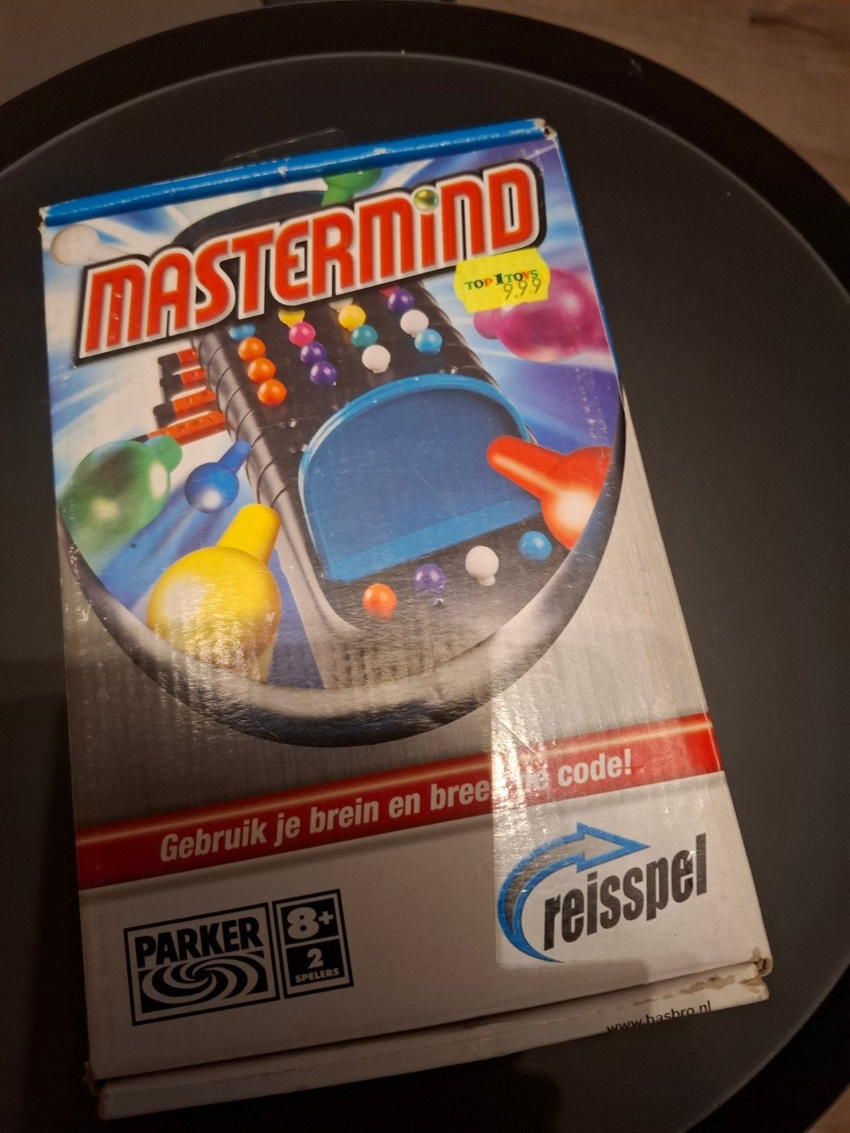 Mastermind Reisspel - Kraak de code!, Parker, Gebruikt, Een of twee spelers, Ophalen of Verzenden