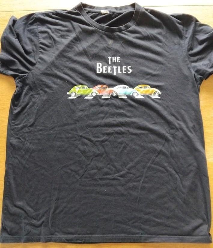 T- shirt The Beetles, XXXL, Zwart, Maat 56/58 (XL), Ophalen of Verzenden, Zo goed als nieuw