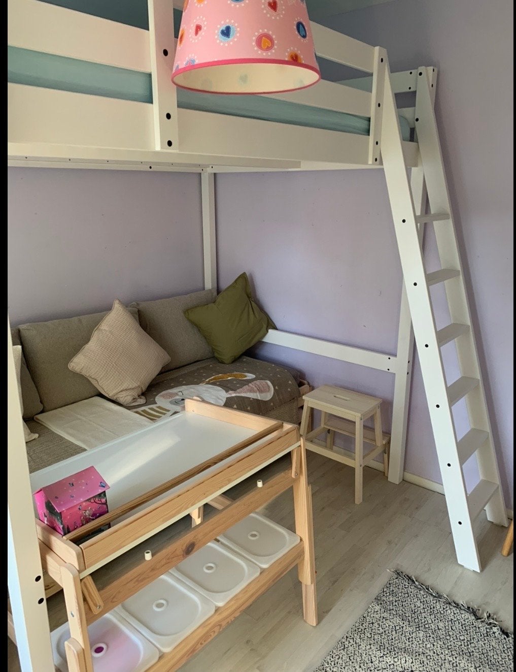 IKEA Stora Hoogslaper - Zo goed als nieuw, Huis en Inrichting, Ophalen, Hoogslaper, Tweepersoons, 140 cm
