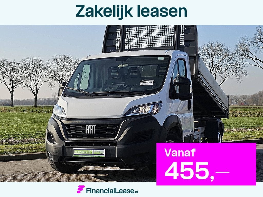 FIAT DUCATO 2.2 kipper l3 xl 140pk!, Voorwielaandrijving, 2438 kg, Gebruikt, Euro 6