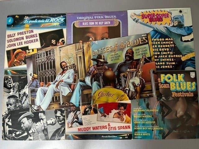 Zeven compilatie blues lps, Ophalen of Verzenden, Zo goed als nieuw, Blues