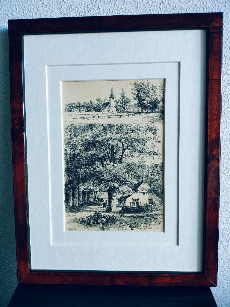 Craandijk Litho Nijmegen Neerbosch De Hulsen 1880 (43), Ophalen of Verzenden