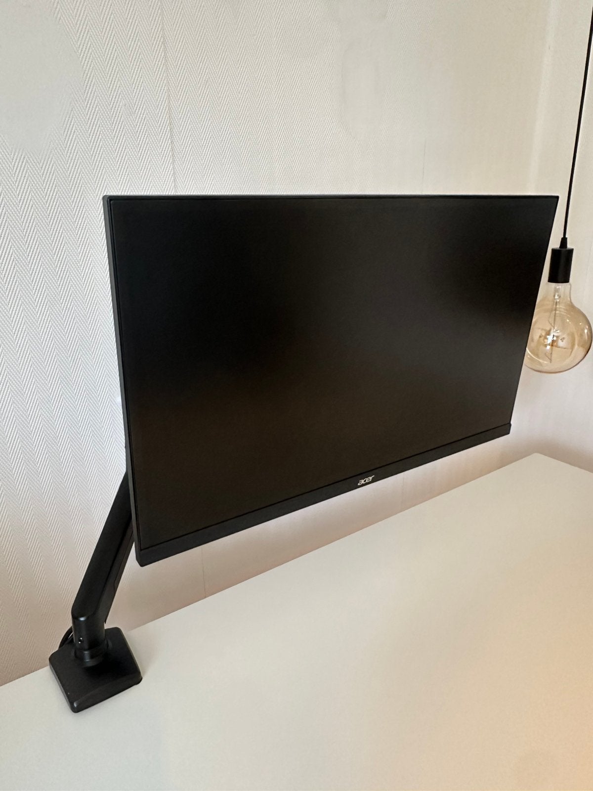 Acer monitor + verstelbaar bureau beugel, Ophalen, Draaibaar, Gebruikt, Overige typen