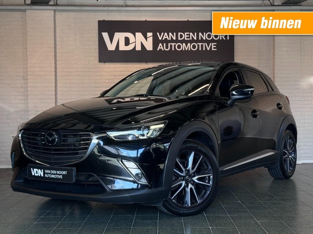 Mazda CX-3 2.0 SkyActiv-G 120 GT-Luxury Bose Trekhaak HUD Le, 1998 cc, 4 cilinders, Met garantie (alle), Zwart