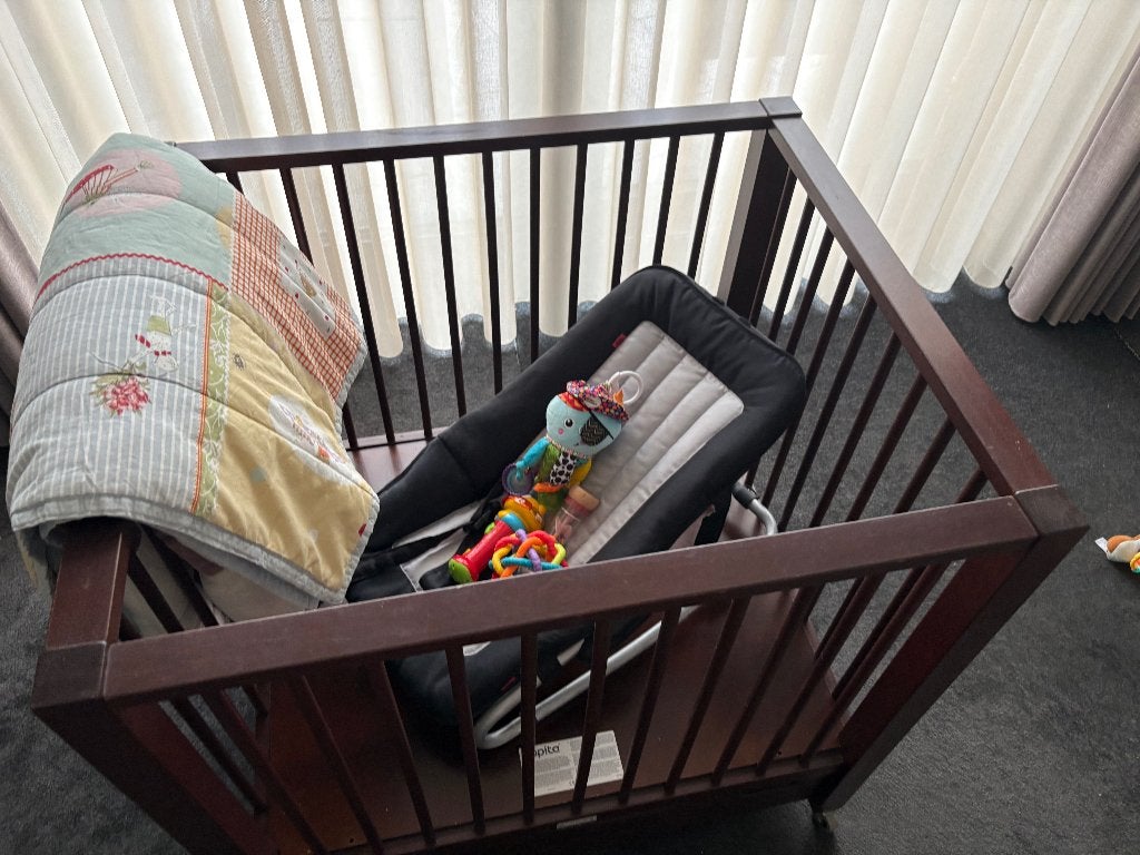 babybox bopita en wipstoeltje 3 boxkleden babyspeelgoed, Ophalen, Gebruikt, Rechthoekig, In hoogte verstelbaar