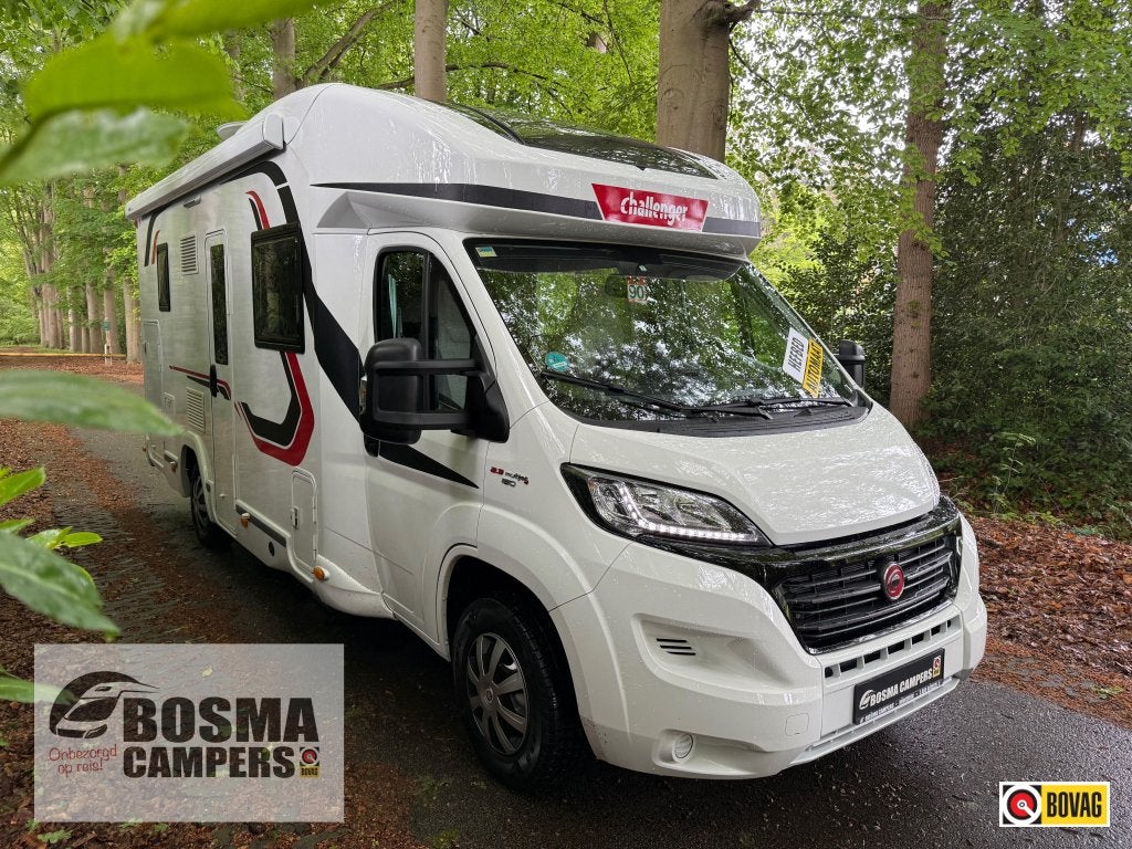 Challenger Graphite 270 VIP Automaat Enkele Bedden 2018, Caravans en Kamperen, Automaat, Ringverwarming, Fiat, Airbags