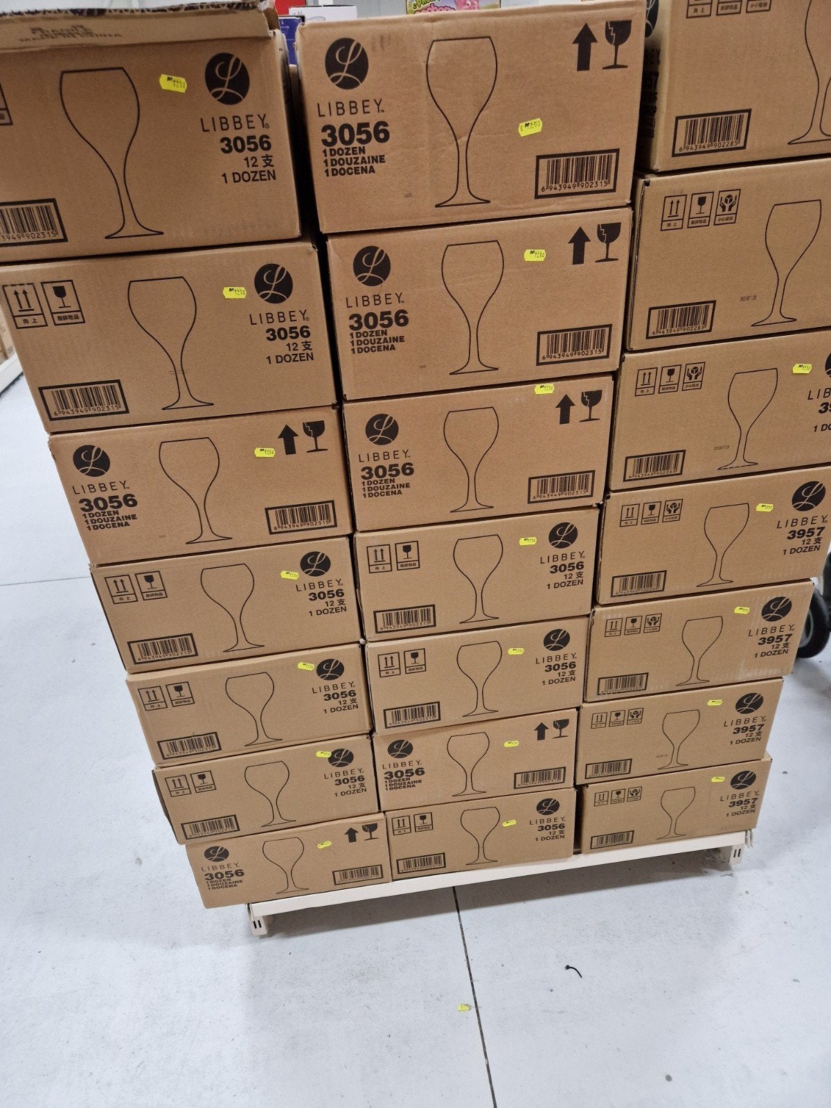 Dozen glazen (12 stuks) - Maxx Assen, Ophalen, Libbey, Nieuw, Libbey
