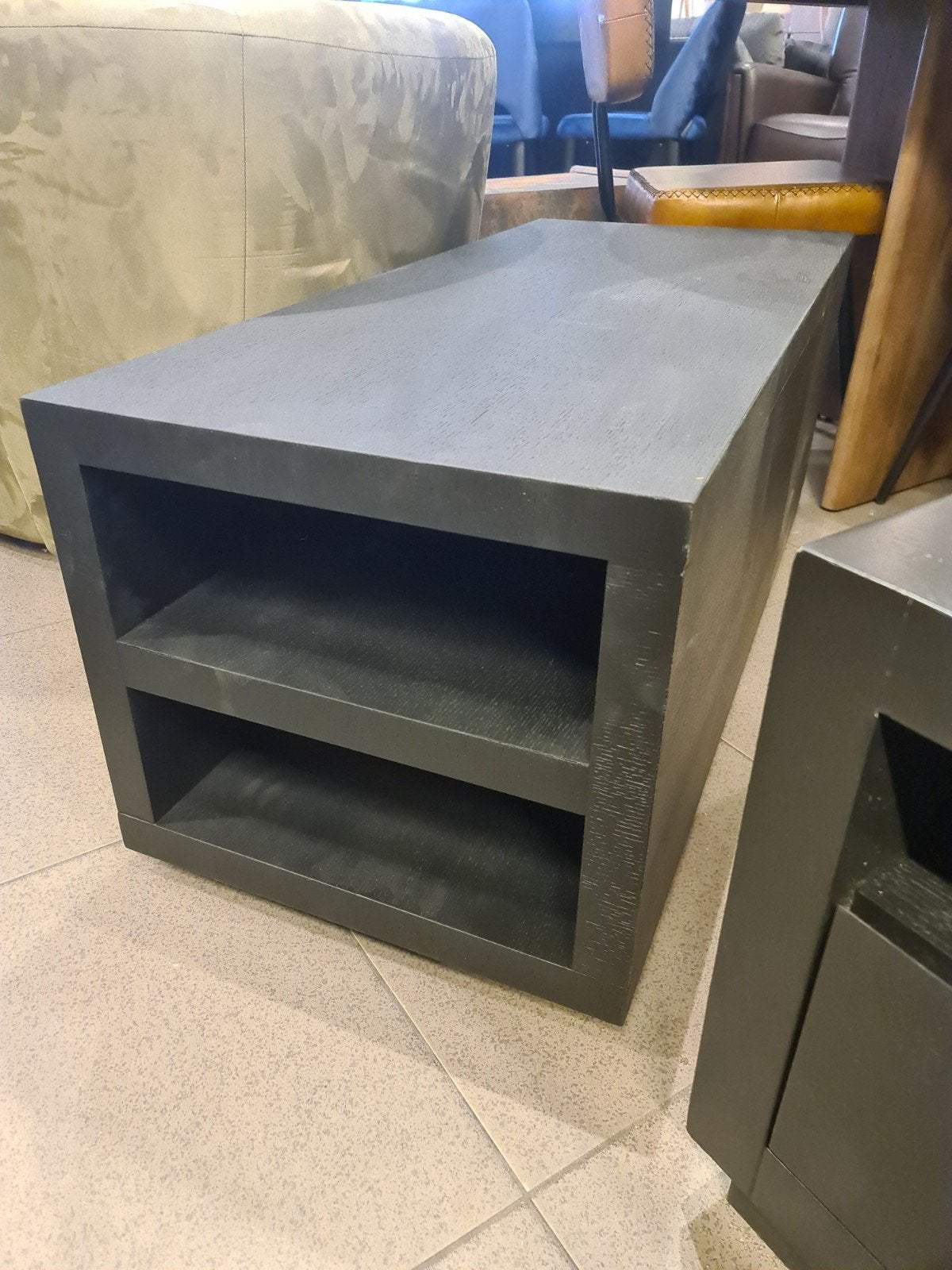 Nieuwe Richmond Oakura tussentafel bank element 104x45cm, Ophalen, Hout, Zwart, .