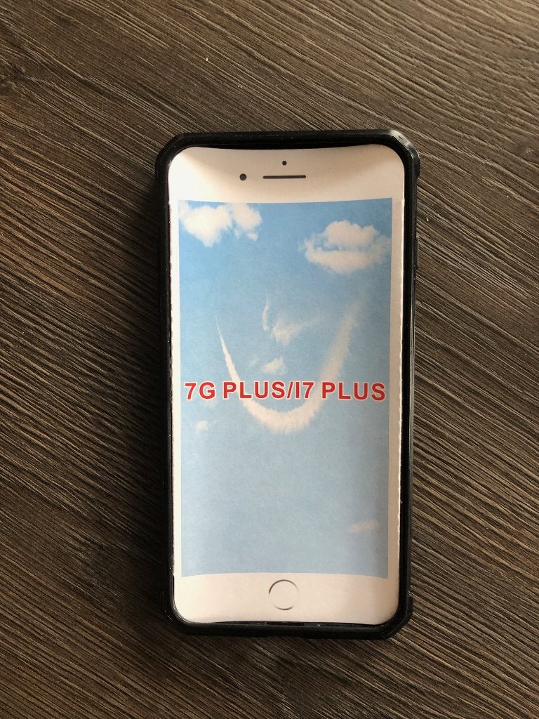 Telefoonhoesje iPhone 7 Plus / 8 Plus - zwart, Telecommunicatie, Ophalen of Verzenden, Nieuw, IPhone 7 Plus, Zwart
