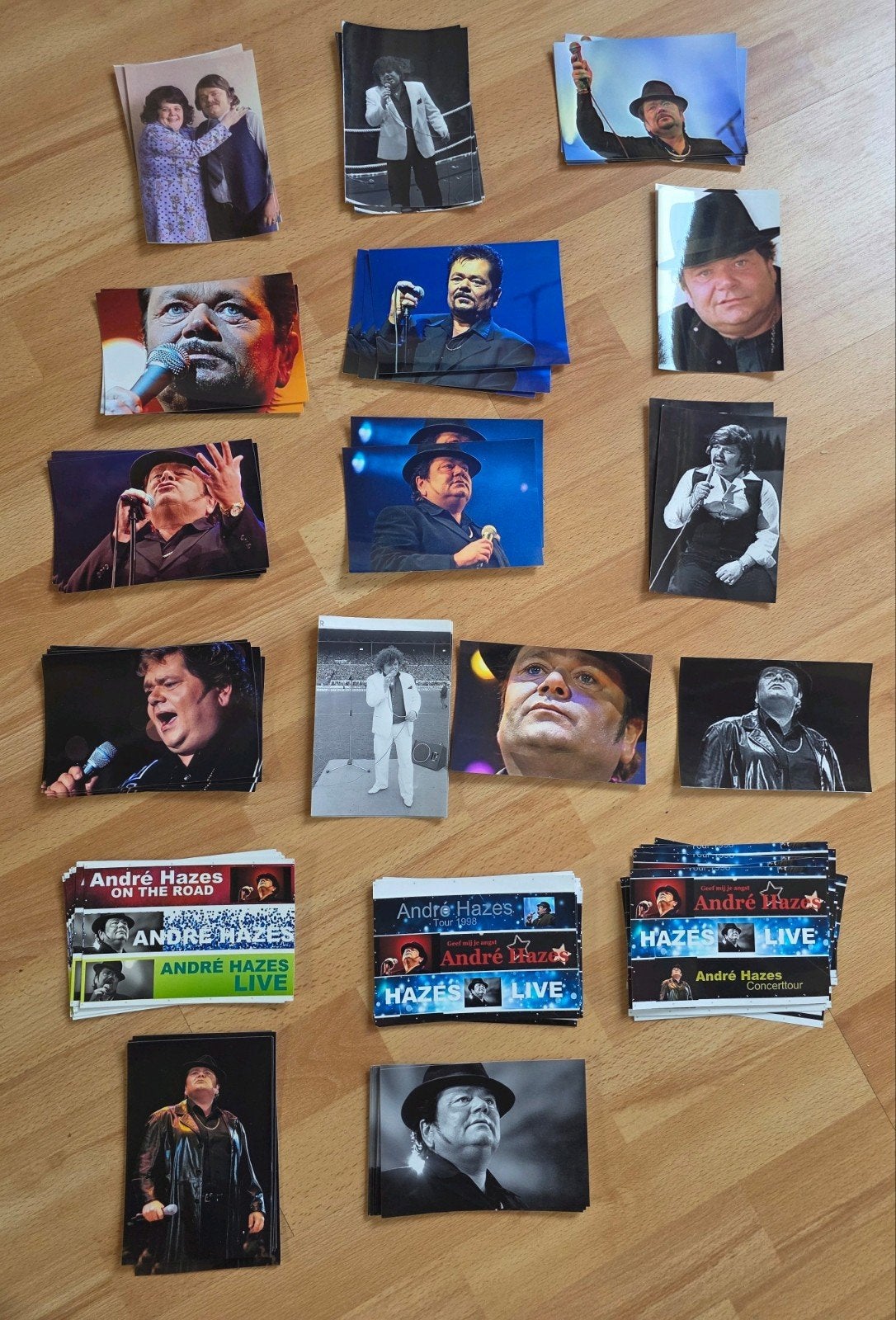 André Hazes Foto's - Collectie van 18 Unieke Afbeeldingen, Ophalen of Verzenden, Zo goed als nieuw, Foto of Kaart