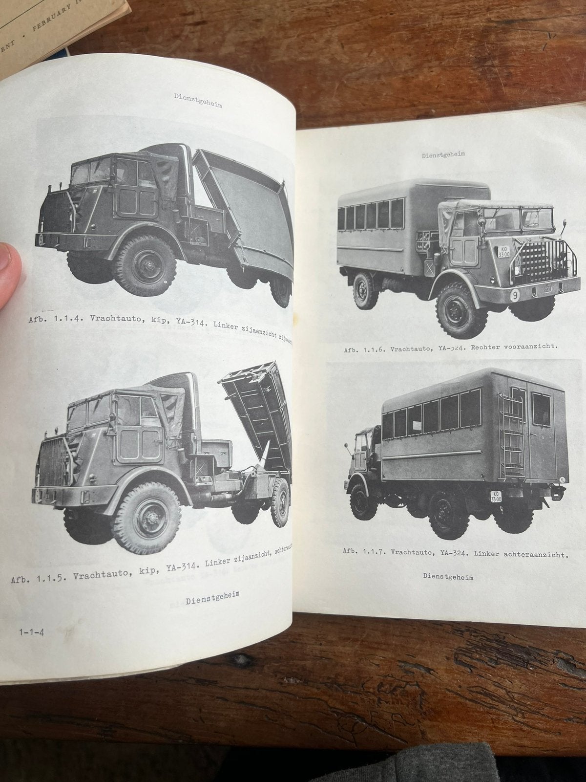 KL DAF voorschrift alle typen 3 ton 4x4 YA-314 YA-324, Verzenden, Nederland, Boek of Tijdschrift, Landmacht