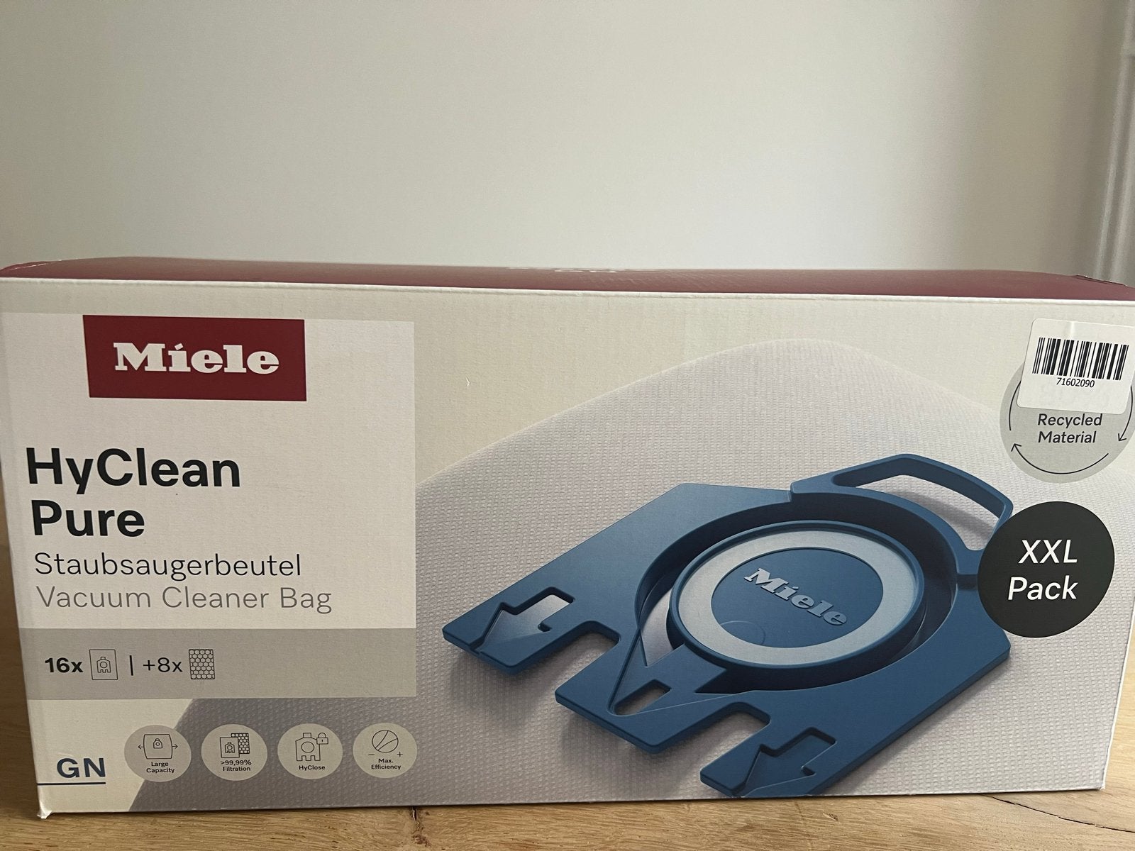 Miele HyClean Pure GN stofzuigerzakken XXL Pack (16+4)