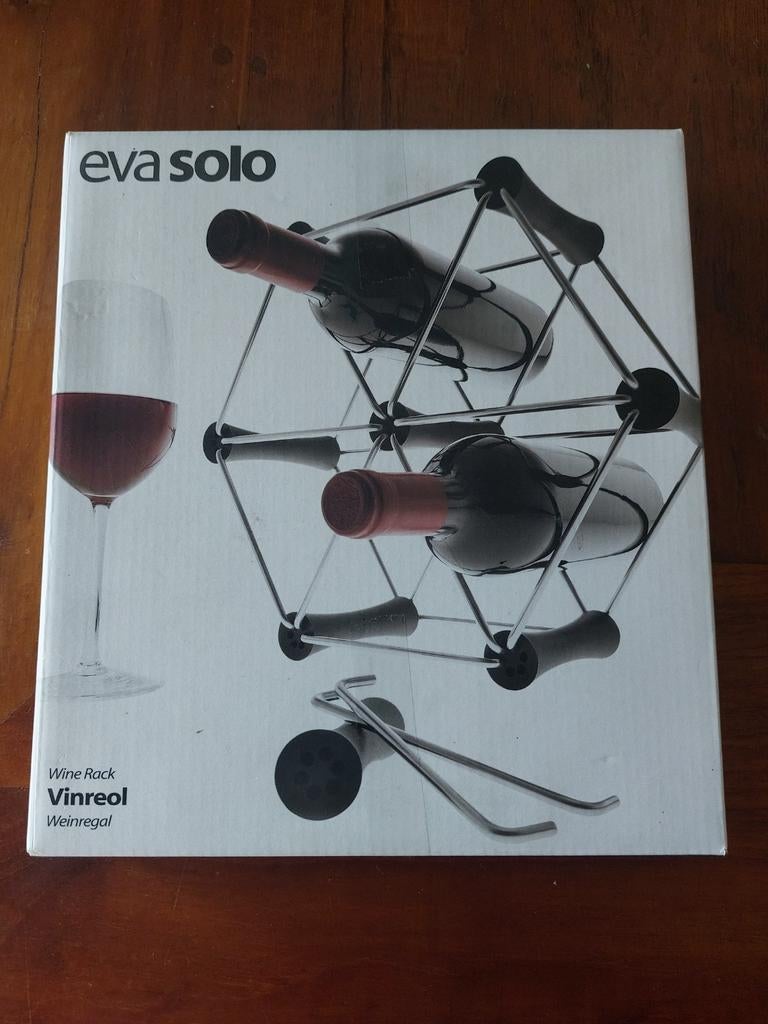 Eva Solo wijnrek, Ophalen of Verzenden, Gebruikt, Metaal, 5 tot 15 flessen