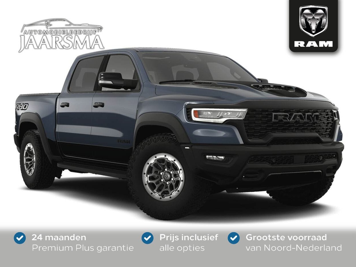 Dodge Ram 1500 RHO 549pk Hurricane High Output CrewCab BPM-v, Auto's, Automaat, Zwart, Blauw, 24 maanden