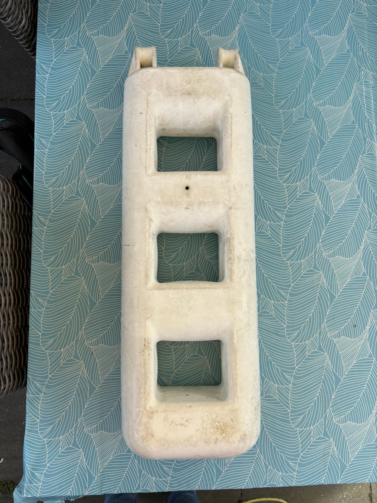 Gebruikte Majoni trapfender / stootwil / fender - 3 treden, Watersport en Boten, Accessoires en Onderhoud, Ophalen, Gebruikt, Overige typen