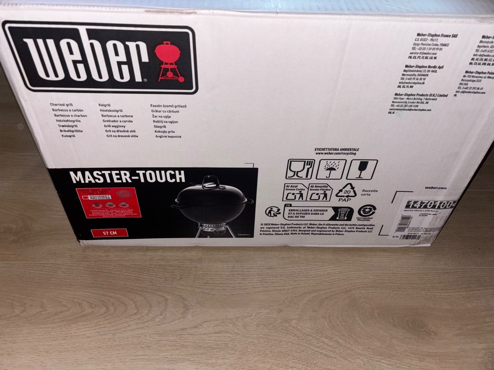 Nieuwe Webers Master touch, Ophalen of Verzenden, Nieuw, Weber Mastertouch