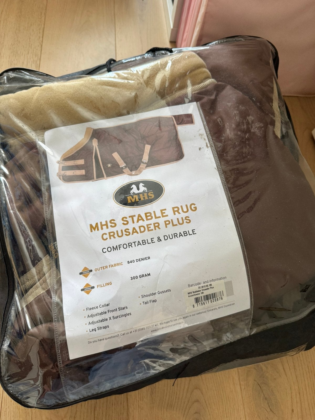 Paardendeken 300 gram, Ophalen, 300 g, Nieuw, Fleece