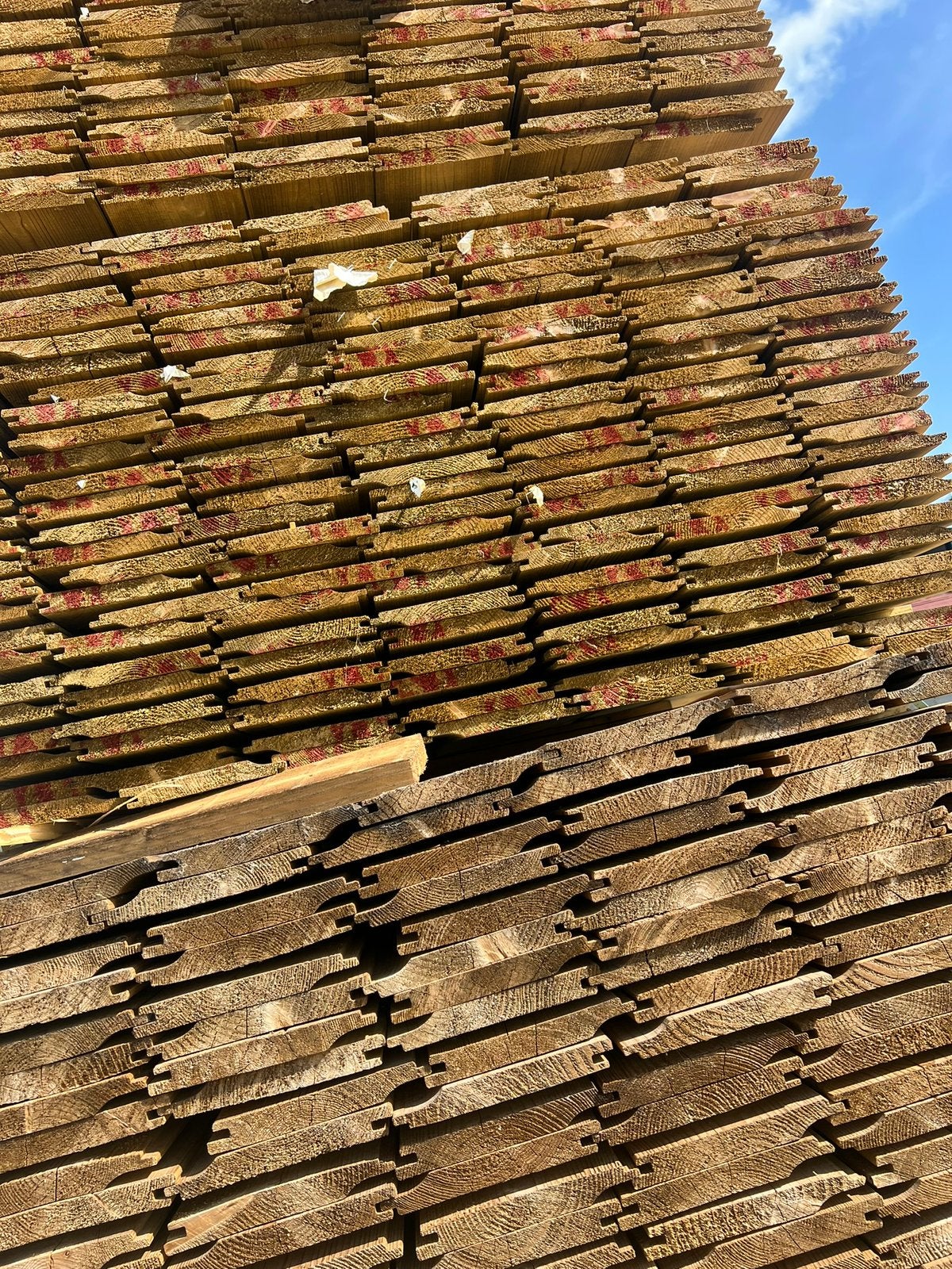 Rabatdelen geïmpregneerd 18x135mm, Doe-het-zelf en Verbouw, Hout en Planken, Nieuw, Plank, Overige houtsoorten, Ophalen