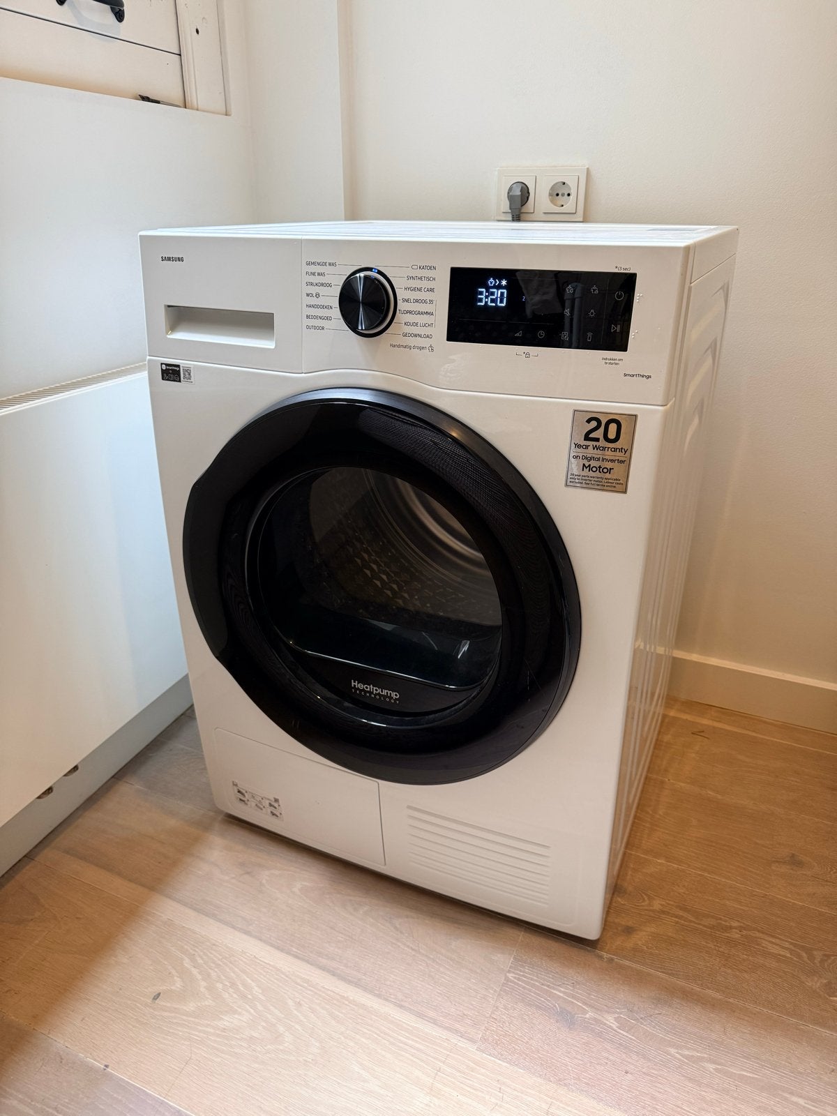 Samsung Wasdroger 2024 DV80CGC2B0AE/EN Warmtepomp 8kg, Witgoed en Apparatuur, Ophalen, Energieklasse A of zuiniger, 8 tot 10 kg