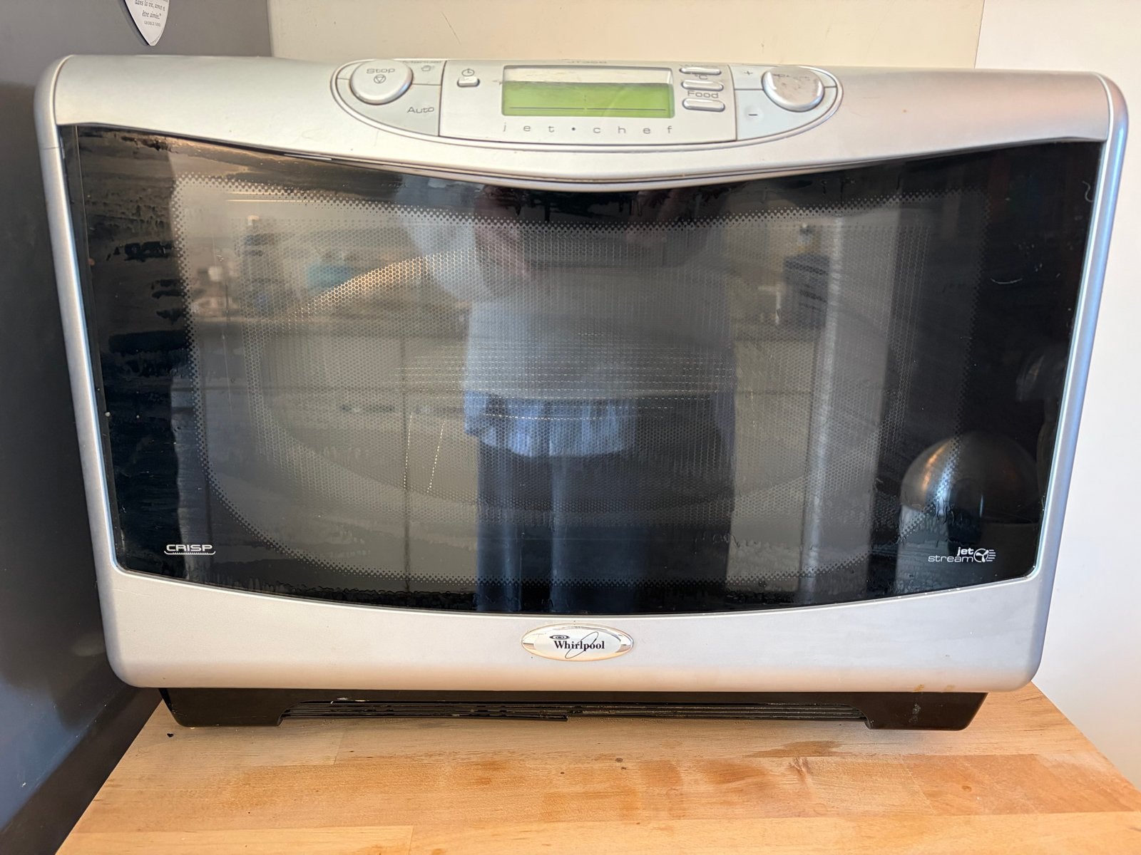 Whirlpool Jet Chef JT 368 Combimagnetron, Ophalen, Combimagnetron, Gebruikt, Draaiplateau