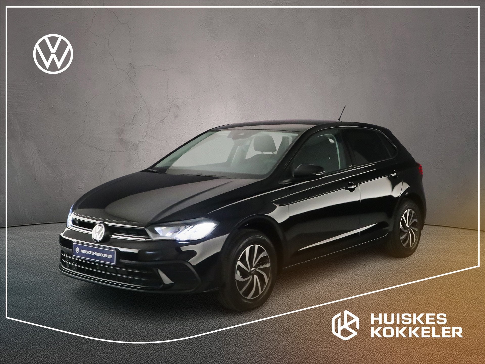 Volkswagen Polo, Auto's, Voorwielaandrijving, Euro 6, Zwart, Bedrijf