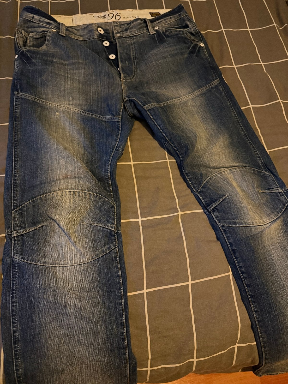 G-Star Raw Denim Jeans  W36 L34, Ophalen of Verzenden, Gedragen, Blauw, W36 - W38 (confectie 52/54)