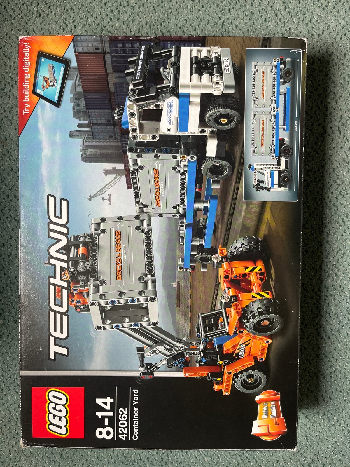 Lego Technic 42062 Container Yard - Zo goed als nieuw, Ophalen of Verzenden, Zo goed als nieuw