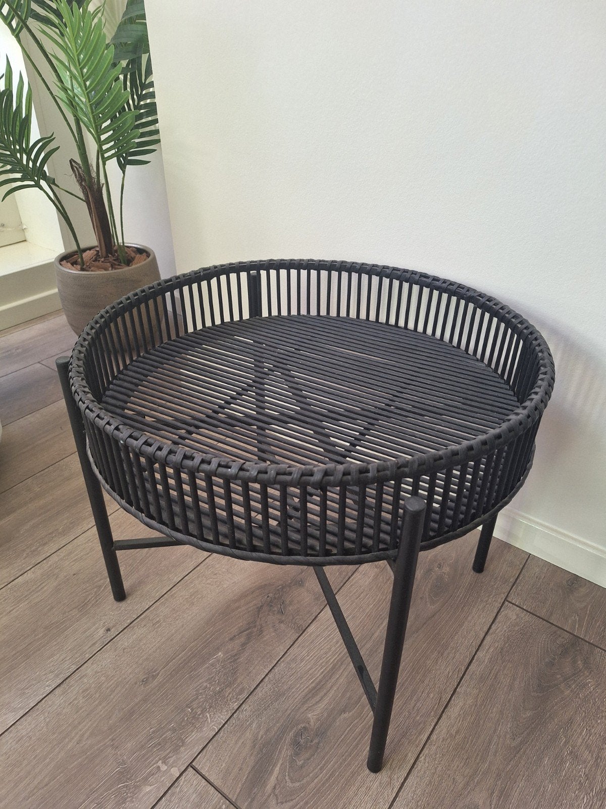zwart rond tafeltje, Ophalen, Rond, Minder dan 55 cm, 45 tot 60 cm